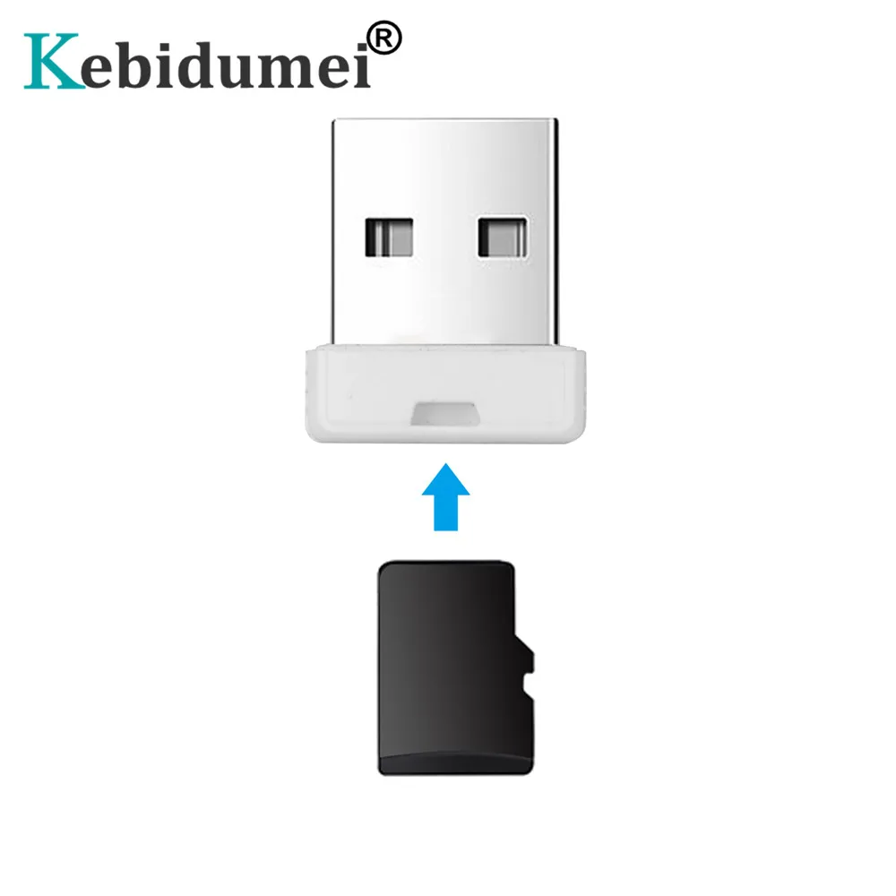 Kebidumei 미니 컴퓨터 카드 리더 초고속 USB 2.0 SD 카드 노트북 컴퓨터 TF 플래시 메모리 카드 리더 어댑터 usb 허브 