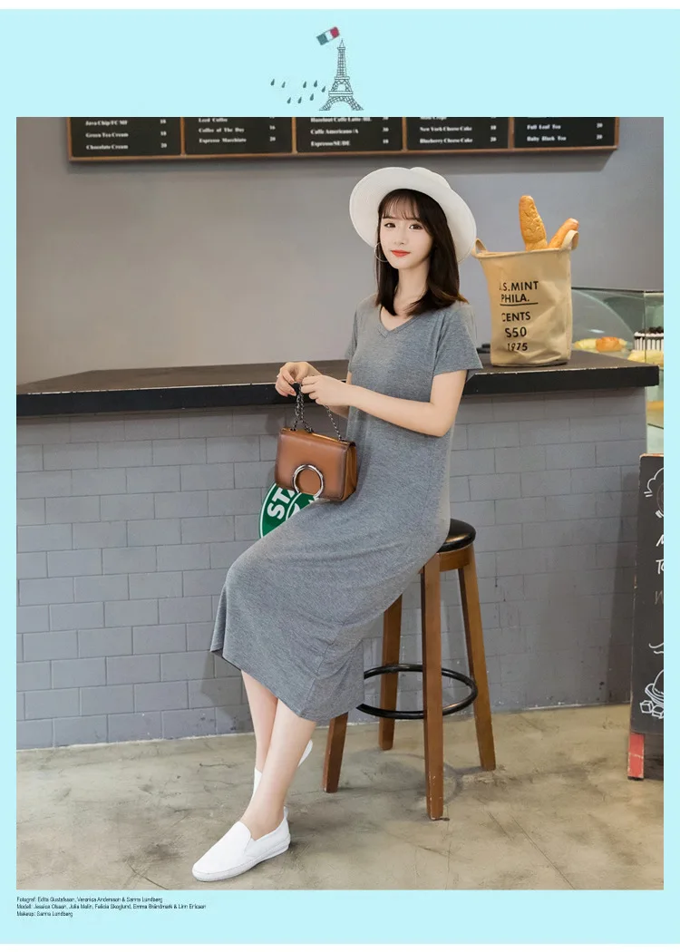 Fdfklak Modal Comfortable Sleepwear Women Night Shirt New Short Sleeve Long Dress Spring Summer Nightgowns Female Sleepshirt