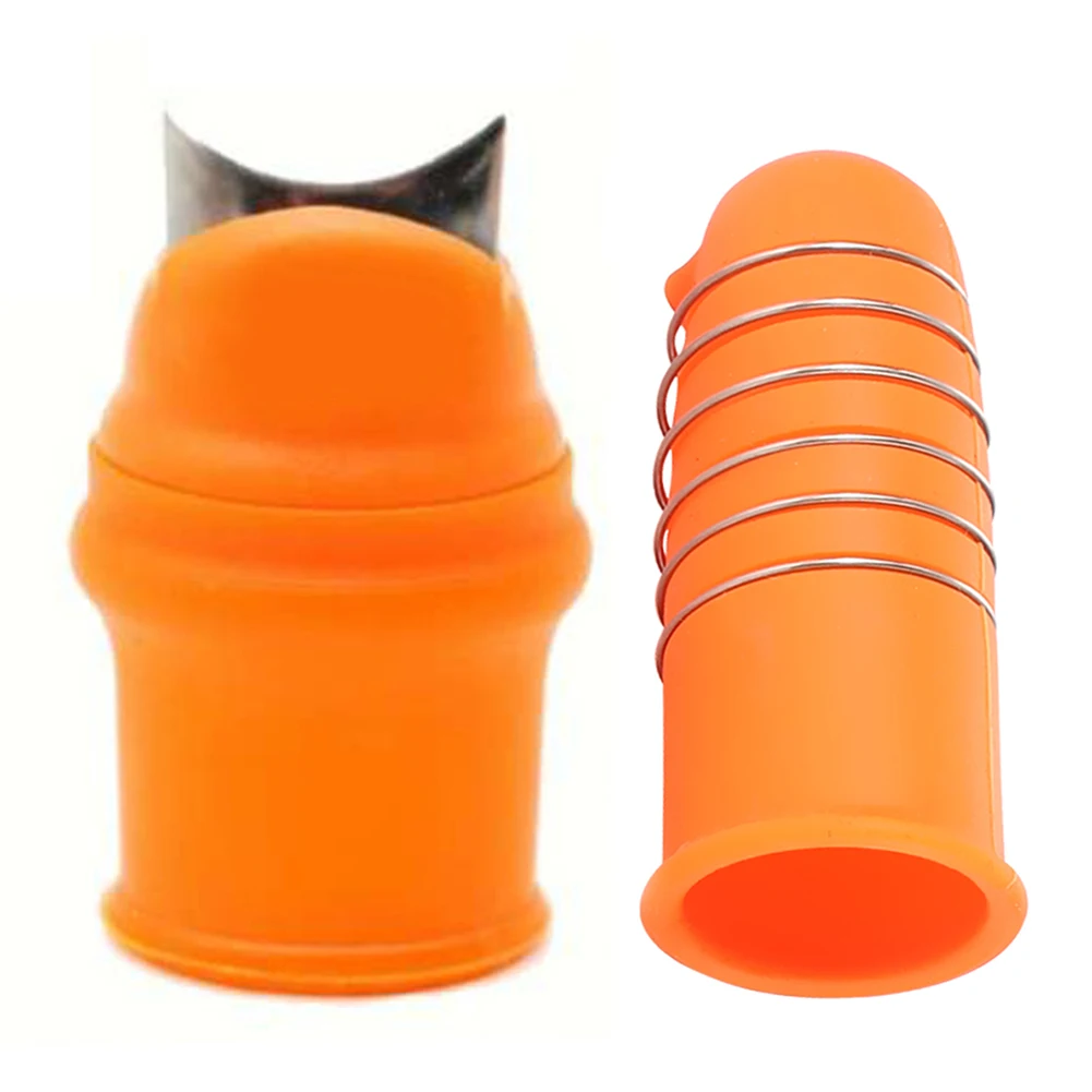 10 Taglierini Pollice In Silicone + 4 Protezioni Dita – Coltello Antiscivolo Per Raccolta Ortaggi E Potatura