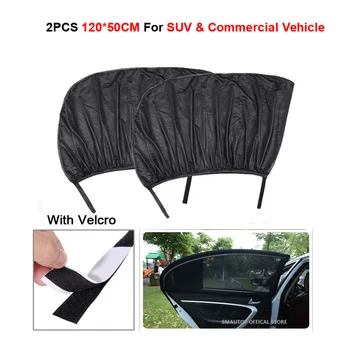

2Pcs Car Window Sun Shade Rear Side Windows Kids Baby Uv Protected Cars Sun Shades Car Rear Side Window Sun Visor Shade Side SUV