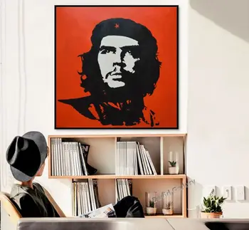 

Hero Che Guevara figure painting hand made on canvas oil painting modern are for home decoration
