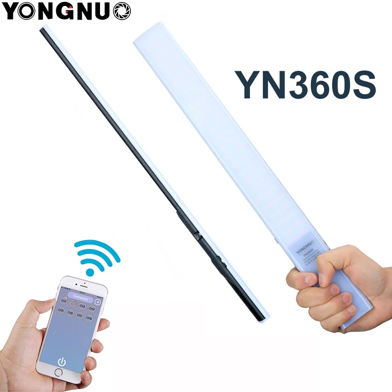 YONGNUO YN360S YN360 ультратонкая ручная Светодиодная лампа для видеосъемки белая 5500K