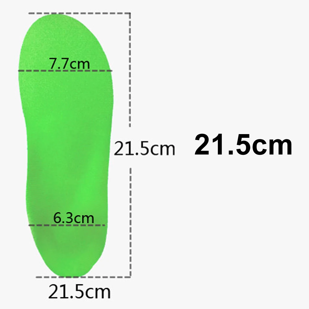 Новые детские ортопедические стельки для детей плоскостопие супинатор ортопедические подушки коррекция уход за здоровьем ног ортопедические стельки - Цвет: Length 21.5cm