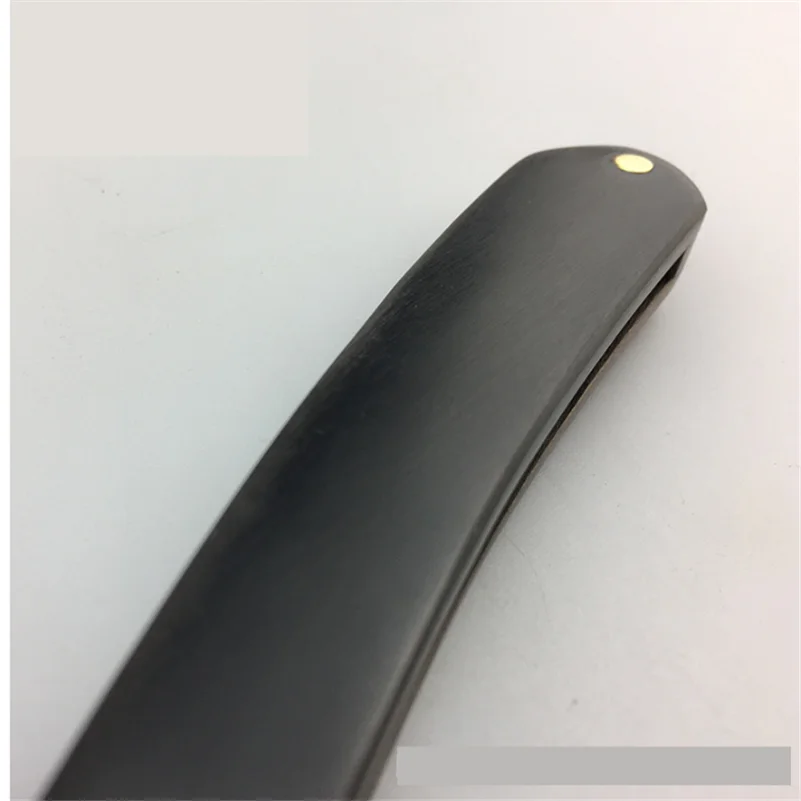 Black Wood Razor Shaving Knife Hairdressing Scraper Haircut Razor Eyebrow Knife Shaving Sweat Knife barbeador G1105