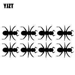 YJZT 18,8 см * 8,5 см муравьи украшают шаблон кузова автомобиля виниловая наклейка на машину наклейка черный/серебристый C4-2823