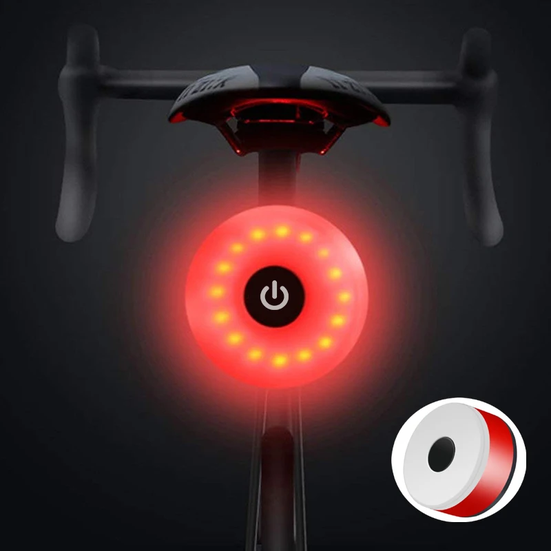 

TITANOBOA Bicycle Rear Light Mini Taillight Bike Tail Light USB Rechargeable Flashlight Safety Warning Lights Cycling accessory