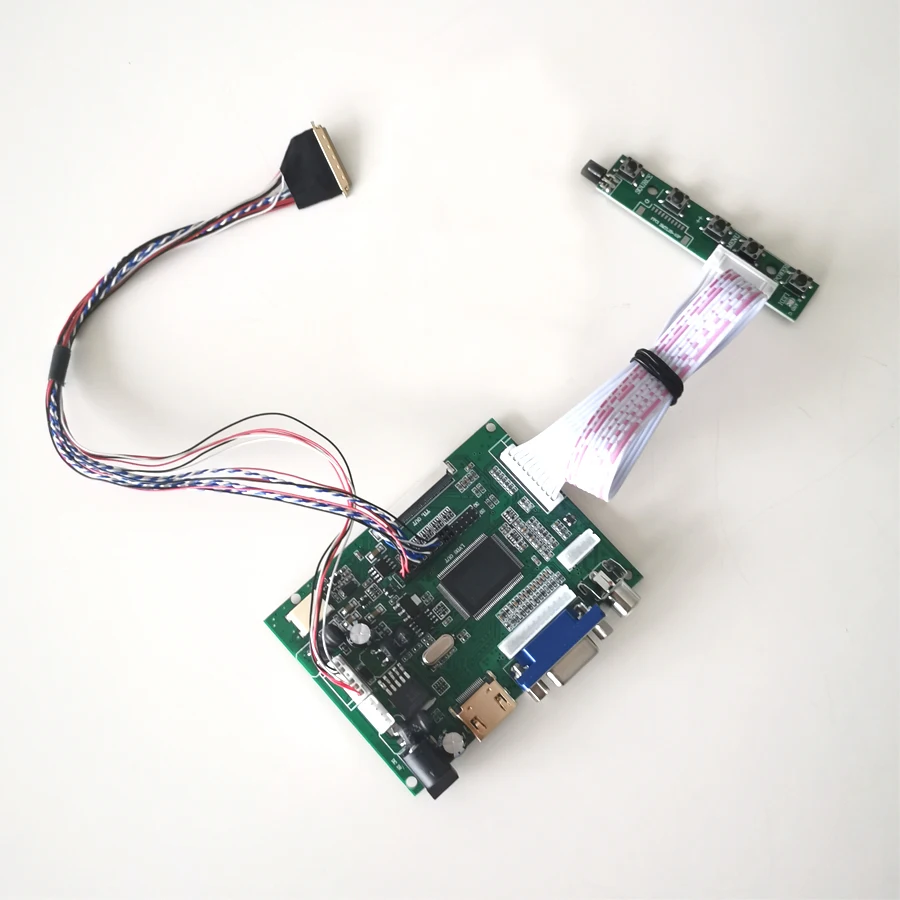 For LP140WH1/LP140WHU LVDS 40Pin WLED 1366*768 14&quot 2AV+VGA notebook PC panel LCD screen controller drive board kit | Компьютеры и