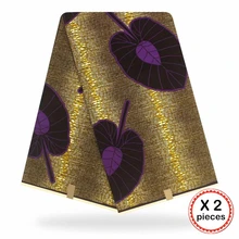 Африканская ткань с восковым принтом, хлопковая ткань для шитья, Анкара, африканская ткань, 12 ярдов, Нигерия, Гана, свадебная одежда, платье 91736