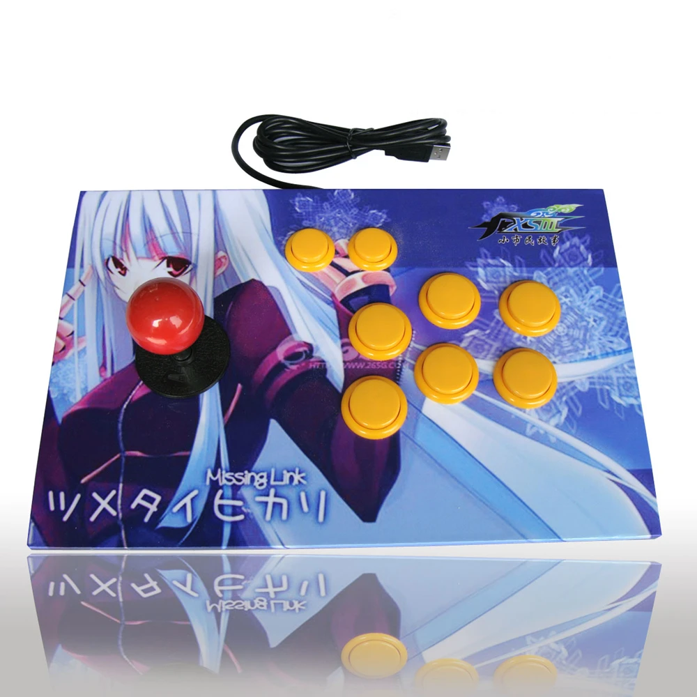 빠른 응답 게임 테이블 데스크탑 게임 패드 조이스틱 컨트롤러 USB PC 컴퓨터 랩톱 MAME/NEOGEO 게임 액세서리 연결