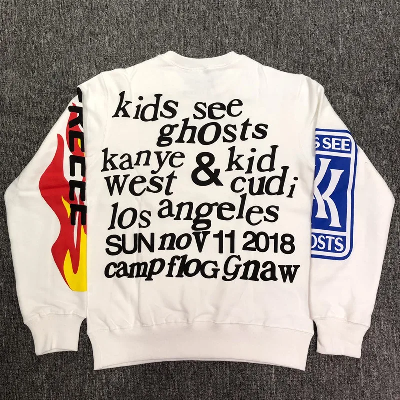 Kanye West Kids See Ghosts Graffiti мужская толстовка с круглым вырезом толстовка хип-хоп мода новое поступление Magpie уличная Толстовка