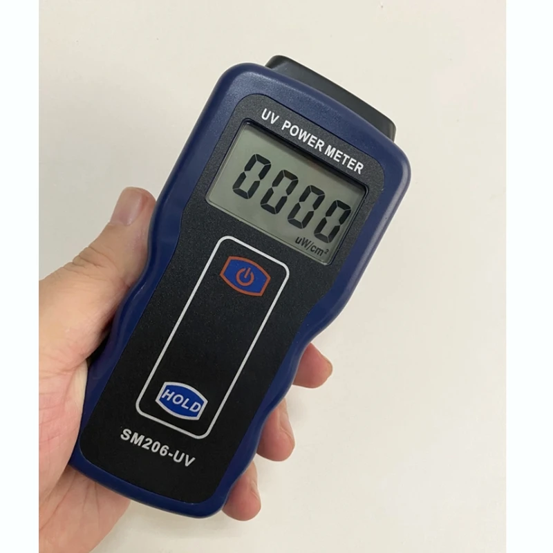 UV Power Meter Digital Display Broadband UV Detector UVA UVB Lamp Solar Film Ultraviolet Light Source Radiation Intensity Tester