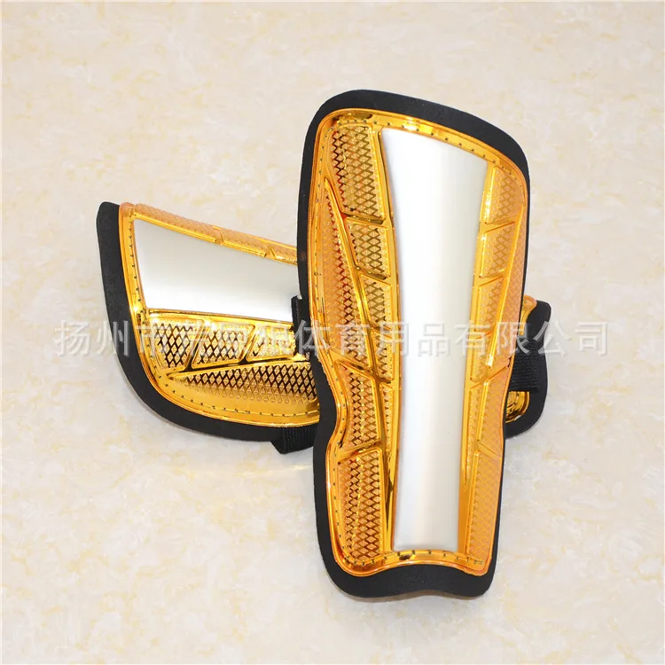 

Customized Football Electroplated Shin Pads Eva Galvanized Shin Pads Electroplated Greaves Football Protective Clothing