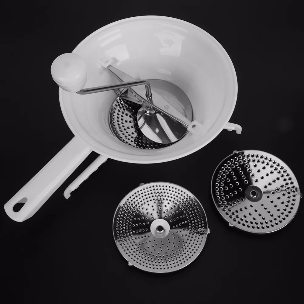 Multifunctional Manual Food Grinder Rustproof Salad Vegetable Fruit Mixer Cheese Thinner Blender Kitchen Gadget Cooking Tools