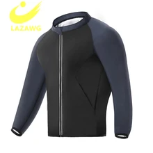LAZAWG Mens Hot Waist Trainer Shirt Gyn Sweat Sauna Tops Slimming Thermal Body Shaper Corset Compression Belly Fat Burn Suit