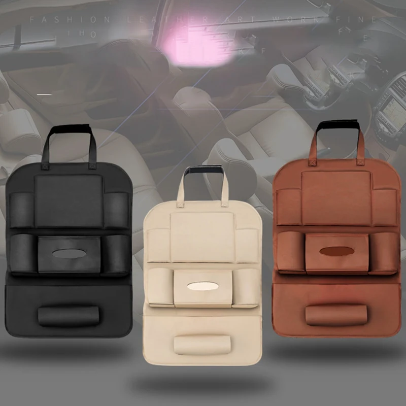 Новая Автомобильная сумка-Органайзер для хранения с несколькими карманами