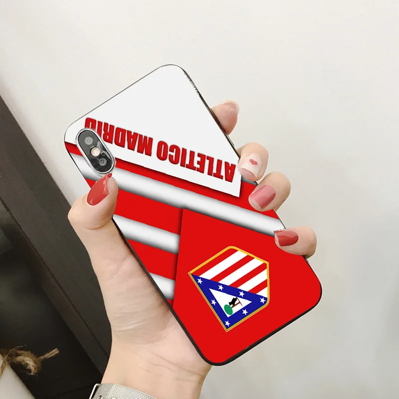 Чехол для телефона Gimenez для iphone, чехол Atletico Madrid FC DIY, черный мягкий чехол из ТПУ для iphone 11Pro X XR XS MAX 7 8 7plus 6 6S 5S SE