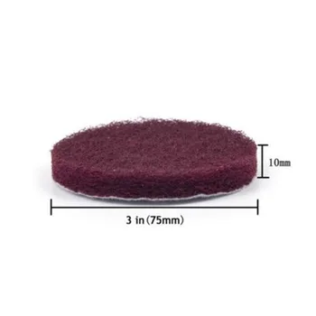 

15pcs Polishing Pads Set With Tray Hook & Loop Deburring Grinding Sanding disc