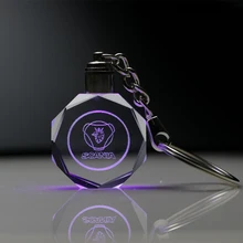 Автомобильный брелок для SCANIA Aero X 9-3 9-5 9-7X светодиодный брелок с логотипом и кристаллами