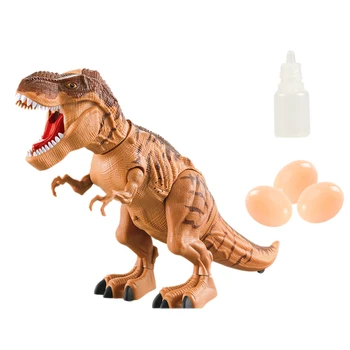 

ABS WIth Light Sound Electric Walking Dinosaur Model Water Spraying Projection Kids Toy Funny Jurassic 3 Eggs Simulation