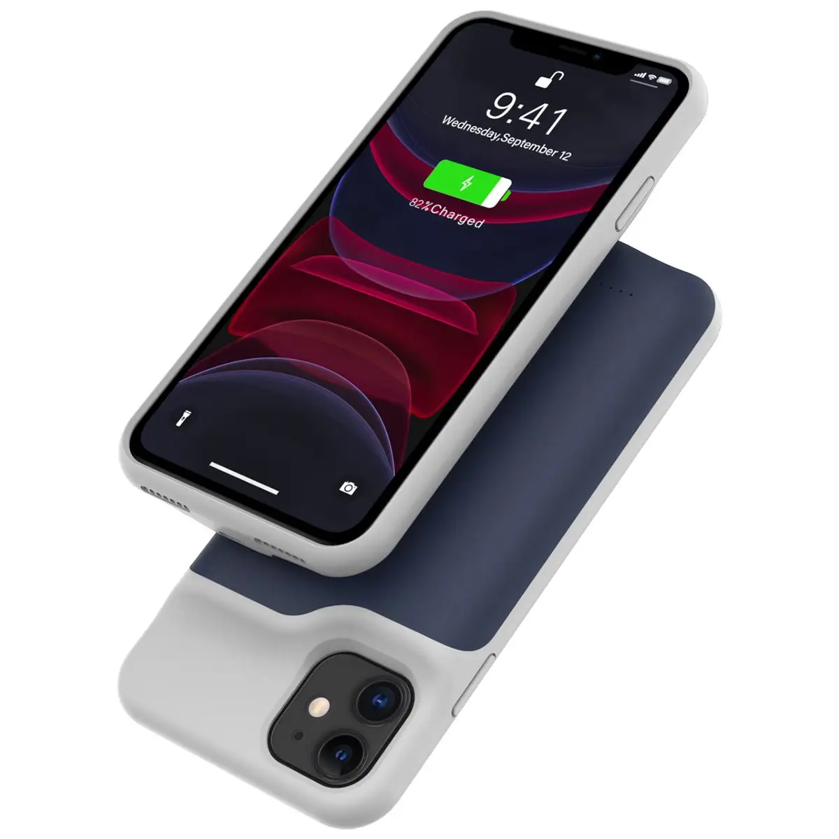 Для iPhone 11, 6,1 дюймов, 11 pro 5,8, чехол для зарядного устройства, 5200 мА/ч, Внешняя резервная зарядка, внешний аккумулятор, защитный чехол, батарея