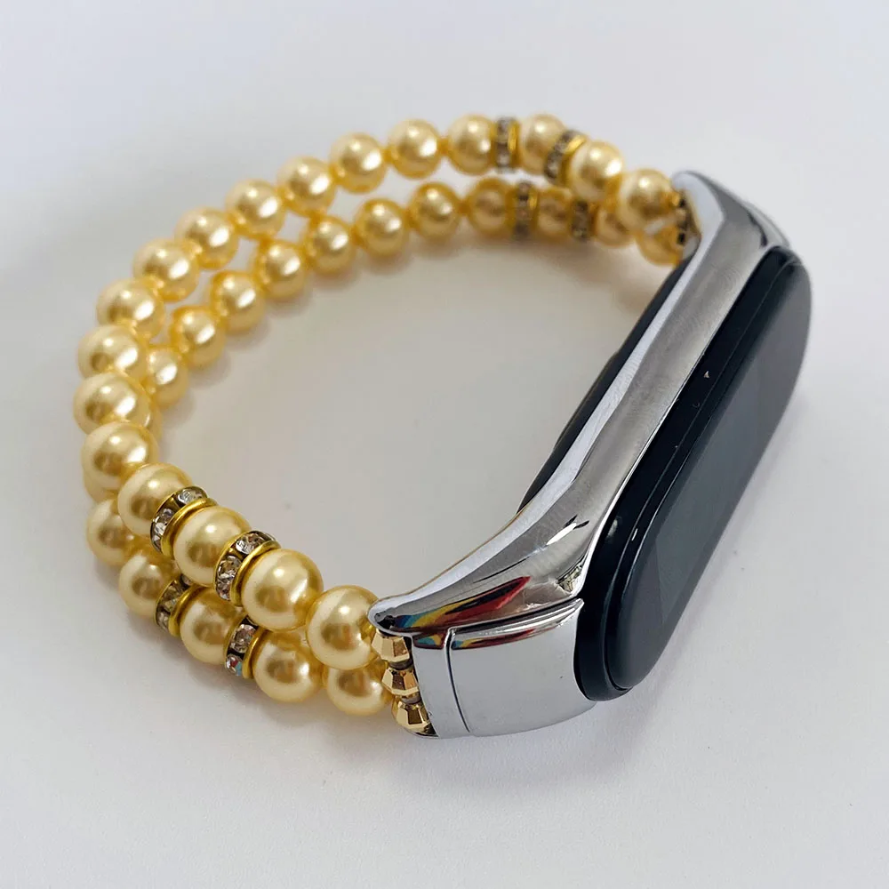 Stretchy Strap for Xiaomi Mi Band 6 Mi5 Bracelet for Women Mi Band 5/4/3 Wristband Accessories Miband Watchband Jewelry Elastic Stretchy Strap for Xiaomi Mi Band 6 Mi5 Bracelet for Women Mi Band 5/4/3 Wristband Accessories Miband Watchband Jewelry Elastic
