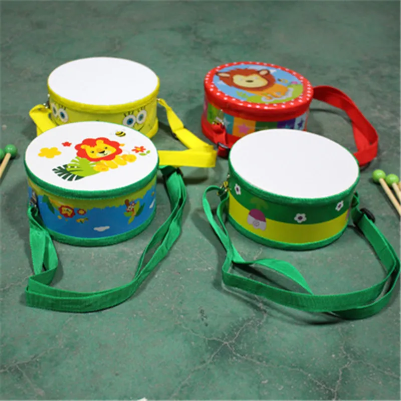 Most effective  Montessori Educational Wooden toy 3D Puzzle Wooden Waist Drum Sensory Mathematics Jigsaw Brain Trai