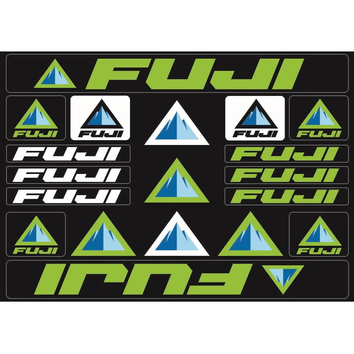 Наклейка на раму для велосипеда Fuji наклейки велосипед графический Набор наклеек