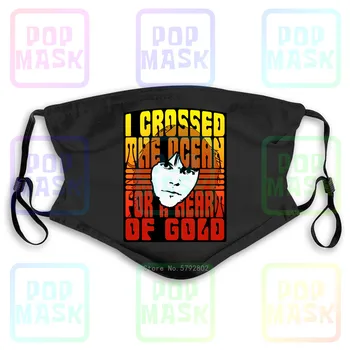 

Dust Mask with Filter Heart Of Gold Rock Neil Unofficial Classic Folk Anthem Adults Washable Reusable Mask