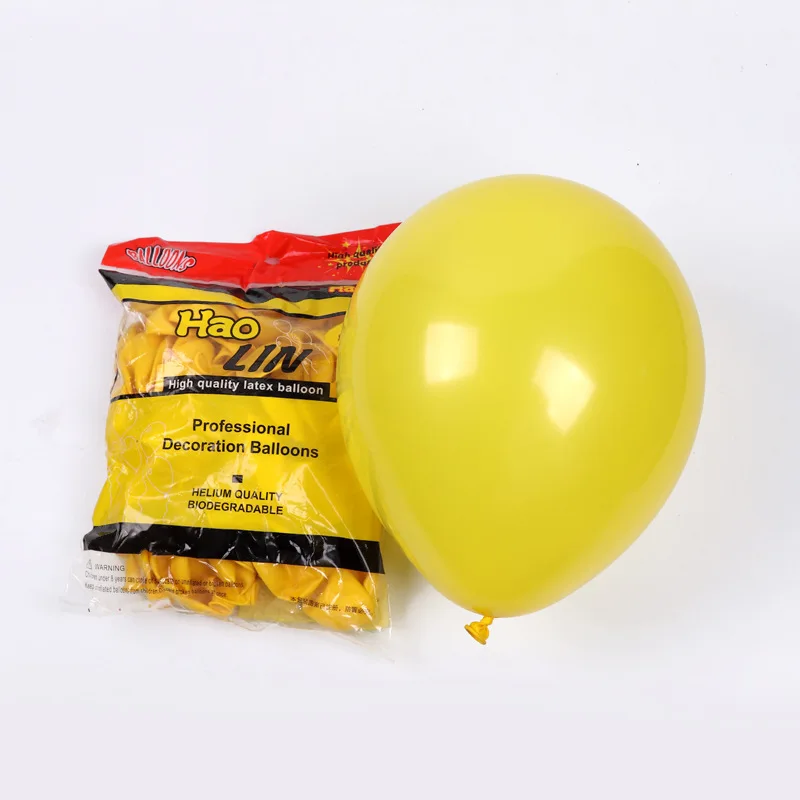 Hao lin 10-Inch 2.2 Grams Thick Matt Imitation Balloon Lin Hao Balloon Wedding Decorative Balloon Wholesale