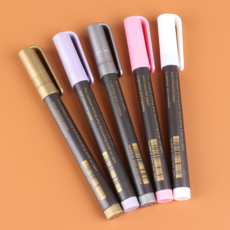 Marker pen glitter paint marker for card making calligraphy arts DIY supplies Metallic Permanent Paint Markers Birthday Gift