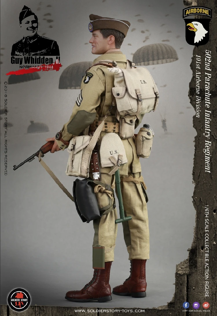 SS110 1/6 масштаб мужской Solider Второй мировой войны 101ST дивизии воздуха GUY WHIDDEN II полный набор фигурка модель для поклонников подарки