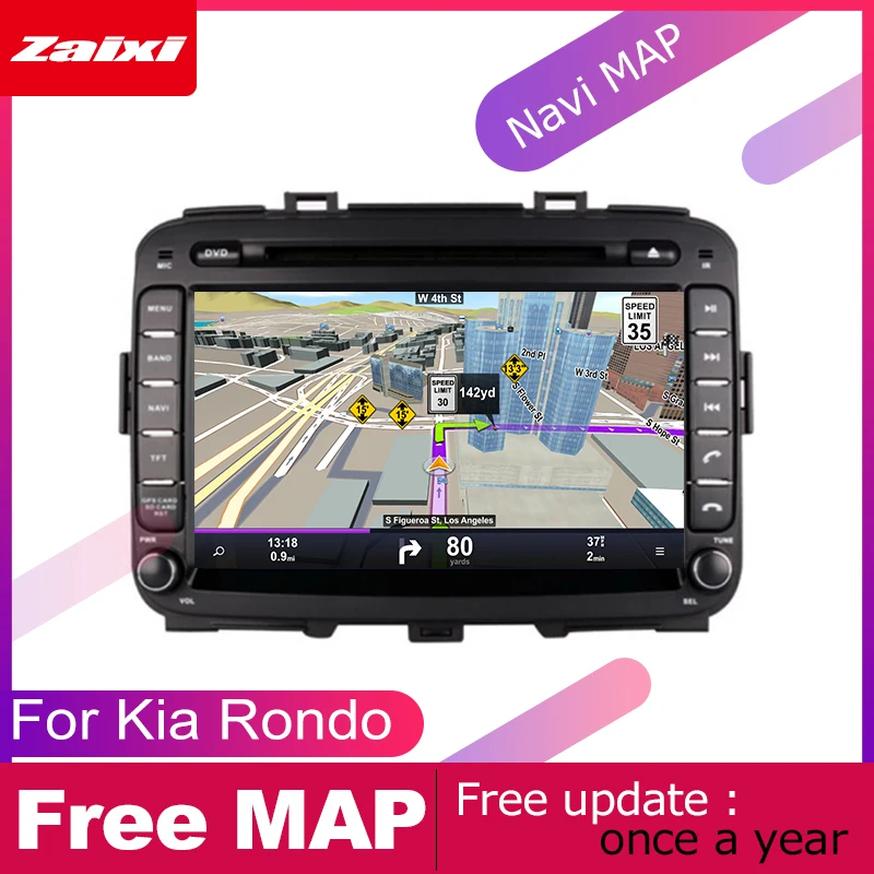 ZaiXi для Kia Rondo 2013~ автомобильное мультимедиа андроид система 2 DIN Автомобильный dvd-плеер gps-навигатор Радио Аудио WiFi