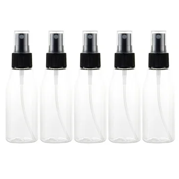 

5PCS 60ml Plastic Spray Bottle Essential Oil Liquid Sprayer Travel Empty Perfume Dispenser Fine Mist Atomizer Cosmetic Container