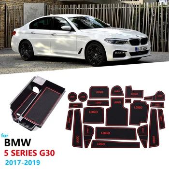 

Car Accessories for BMW 5 Series G30 2017 2018 2019 520 530 540 520d 525d 540d G31 M5 M Power Anti-Slip Mat and Armrest Box