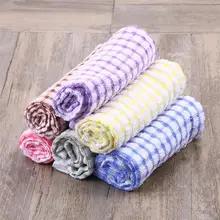 1pc Premium Toalha de Algodão Absorvente De Cozinha Toalha de Chá Toalha de Prato Pano de Alta Dever Para a Loja Para Casa 40x27 CM-Roxo/Rosa/Azul/Verde(China)