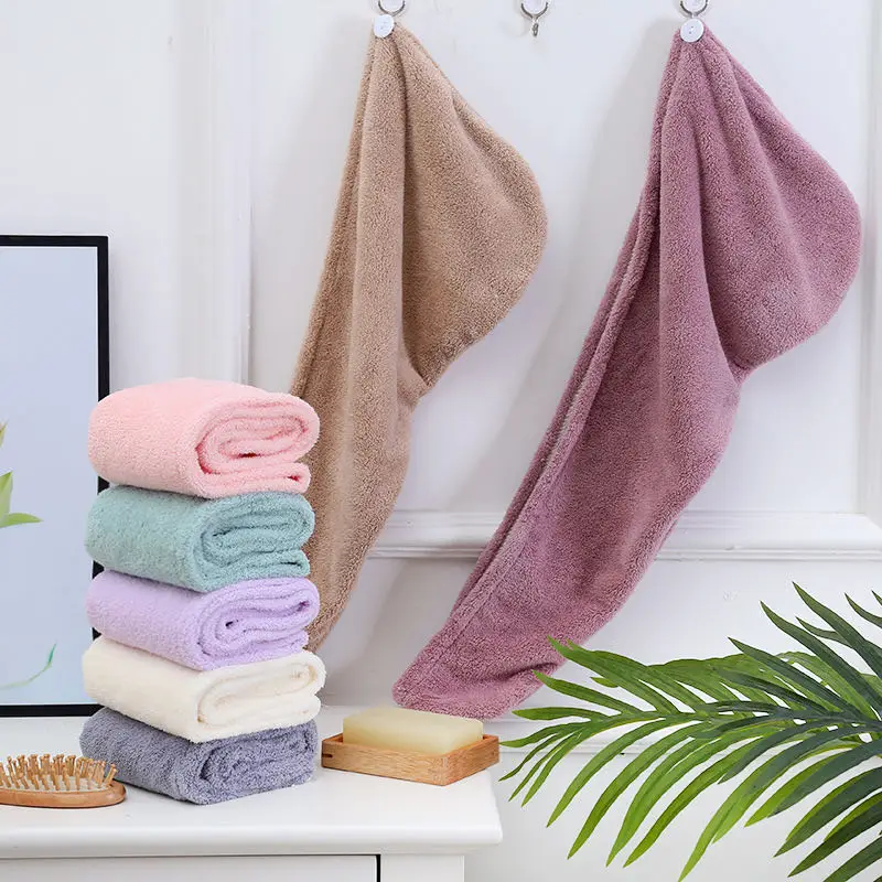Microfiber Shower Cap Shower Hair Drying Wrap Girls Lady's Towel Quick Dry Hair Hat Cap Turban Head Wrap Bathing Tools