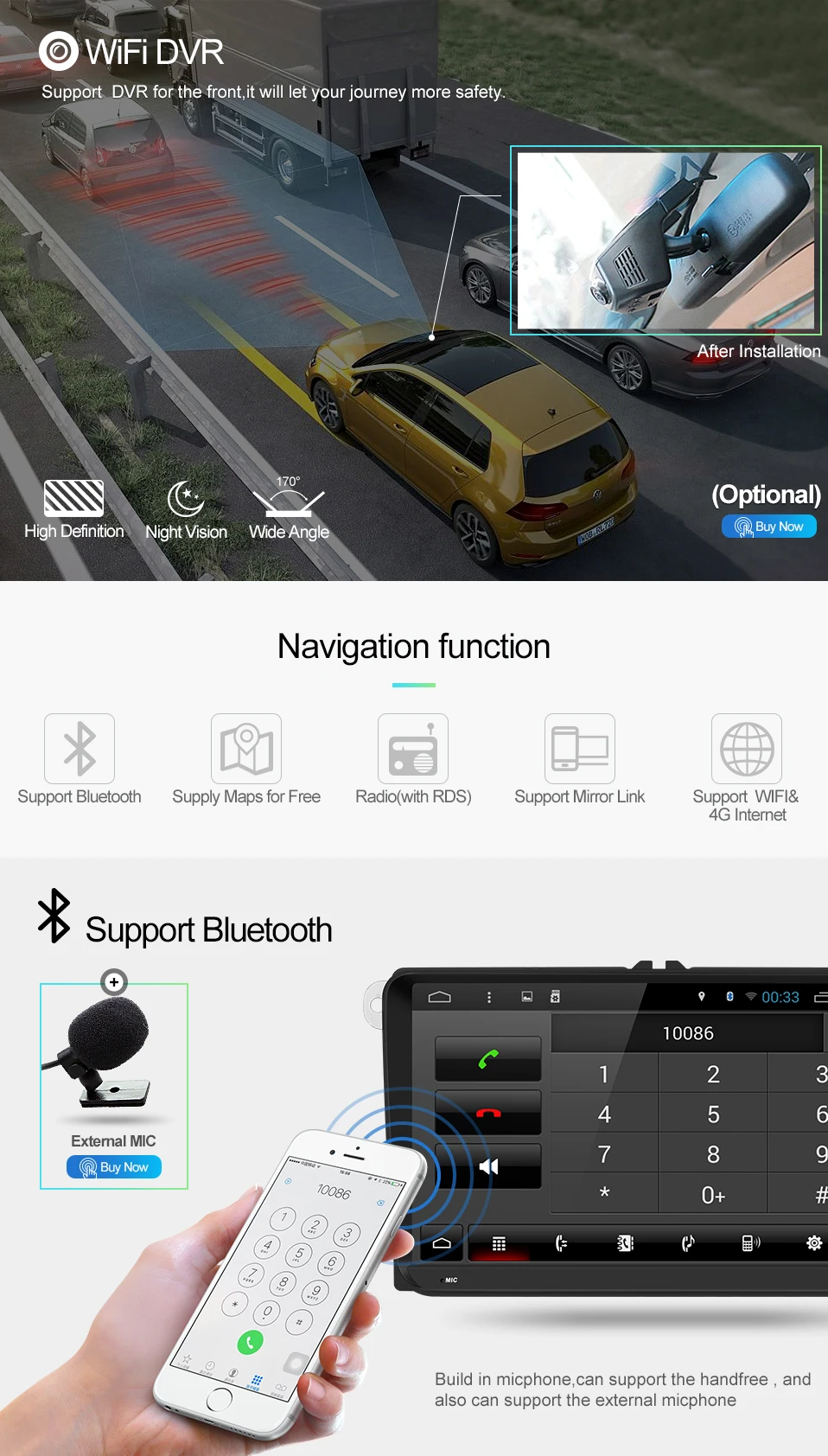 Uniway " 2 din android 8,1 автомобильный dvd для vw passat b6 b7 golf 5 6 tiguan polo octavia rapid fabia мультимедийный навигационный плеер