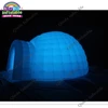 Free Shipping Customized Size Inflatable Igloo Party Tent, Lighting Inflatable Dome Tent For Outdoor Advertising 4