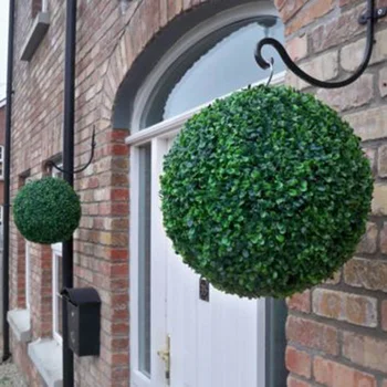 

Artificial Plant Ball Topiary Tree Boxwood Home Outdoor Wedding Party Decoration Artificial Boxwood Balls Garden Green Plant