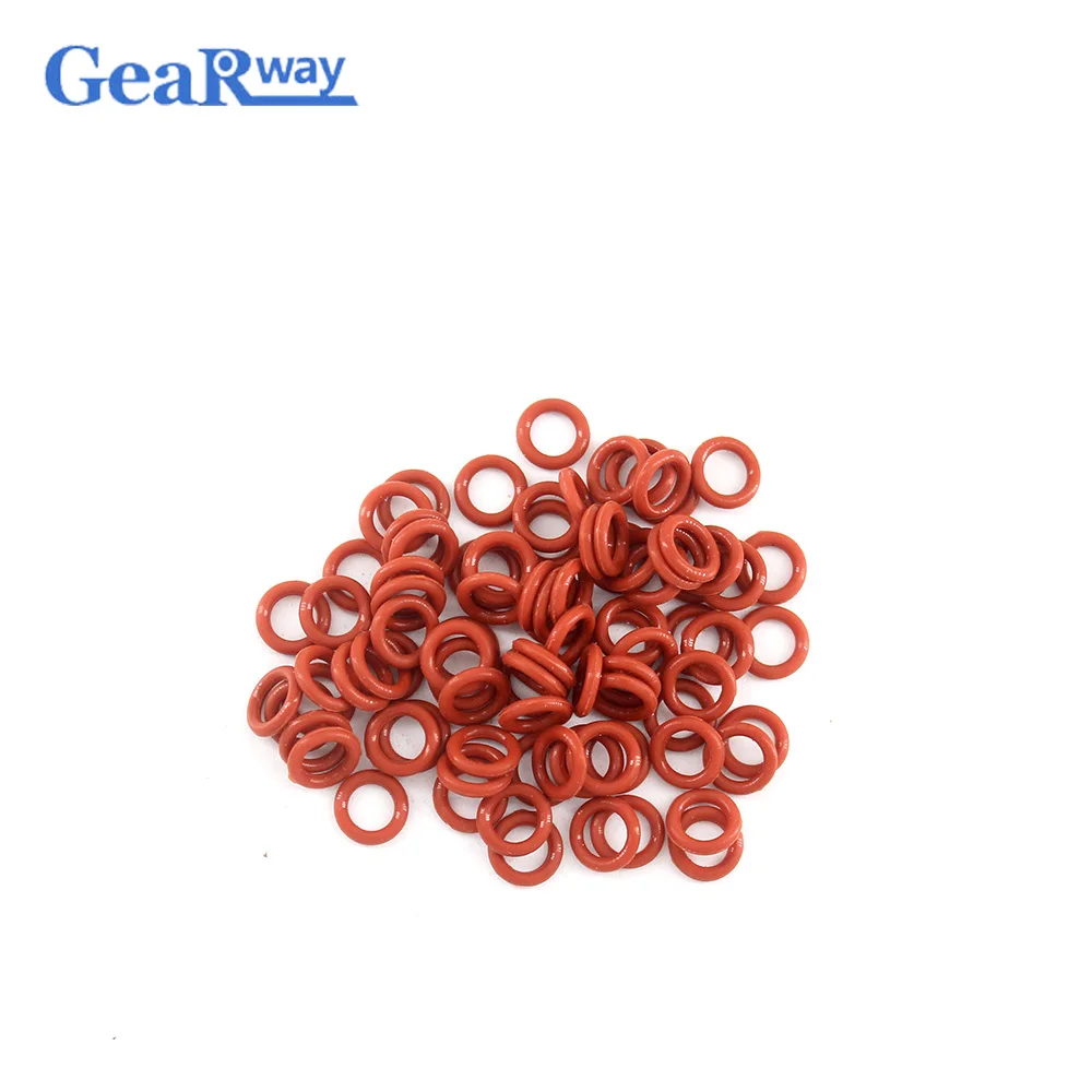 Gearway красные силиконовые уплотнительное кольцо уплотнительная прокладка 1 мм CS