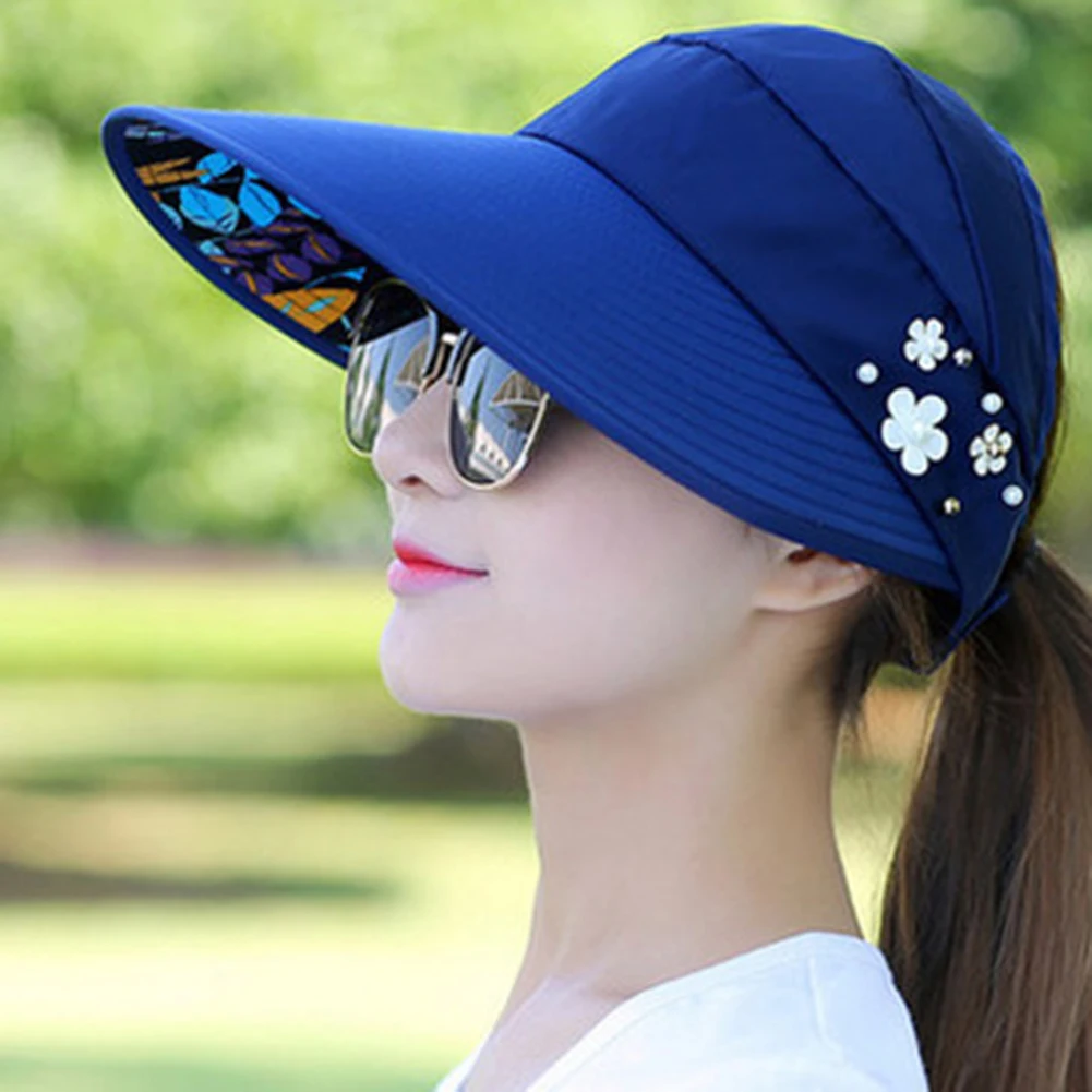 Hat Women autumn casual wild travel UV protection Korean version of the foldable sun protection sun hat visor hat