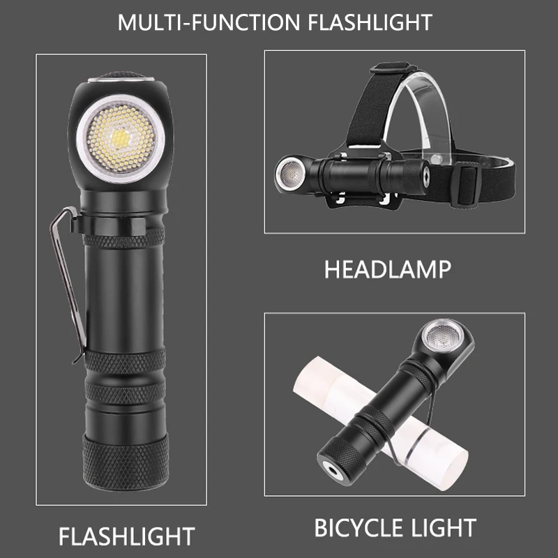 Многофункциональная Рабочая лампа, магнитный usb-фонарик, портативный светодиодный фонарь XHP50, 3 режима, держатель ручки, фонарь, встроенный аккумулятор 1800 мАч