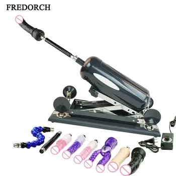 FREDORCH Updated version Sex Machine Gun with Big Dildo, Automatic Sex Machines for women, love machine with 8 Accessories