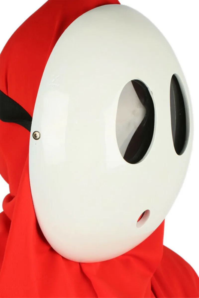 MSIA Ready Stock/ Full Face White Mask Party Costume Prop Toys Novel