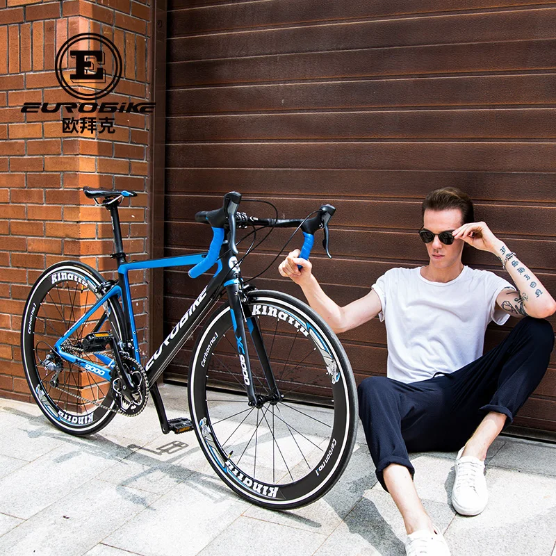 Sale New Brand Road Bike Carbon Fibre Frame 16/18/20/22 Speed 700CC Wheel Racing Cycling Bicycle Outdoor Sports Bicicleta 5