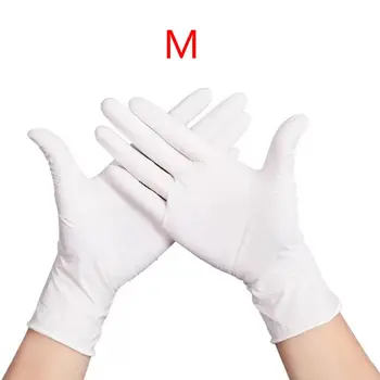 

100Pcs Waterproof Disposable Washing Cleaning Nitrile Gloves Work Safety Gloves D08A