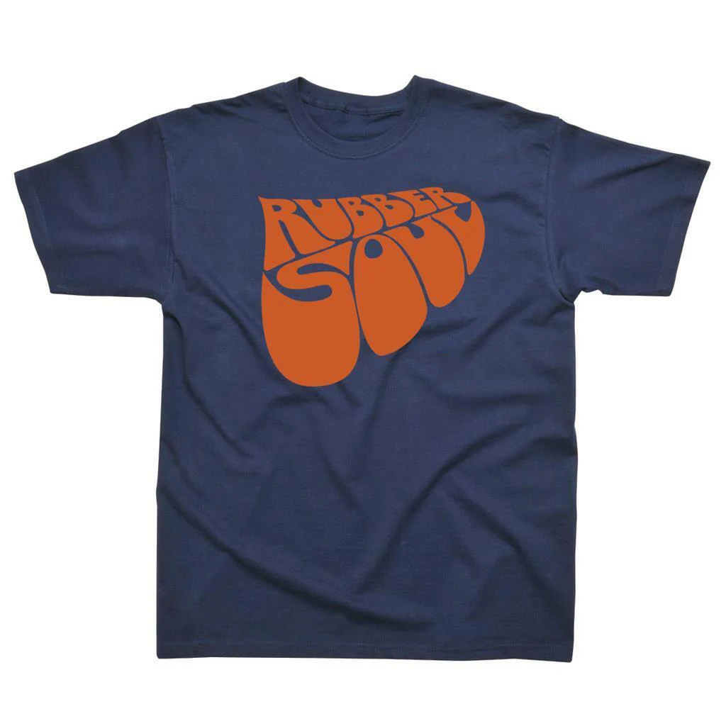 

OFFICIAL LICENSED - - RUBBER SOUL LOGO T SHIRT LENNON McCARTNEY