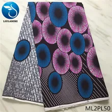 LIULANZHI африканская восковая ткань Новое поступление Анкара Восковая печать Ткань 6 ярдов Воск полиэстер ткань для платья ML2PL21-ML2PL50