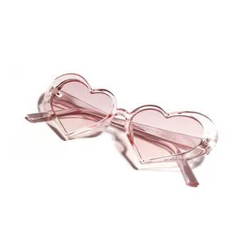

Lover Models Heart Shape Sunglasses Female Ocean Film Sunglasses Retro Frame Male Shading Fashion Trend Street Shooting Glasses