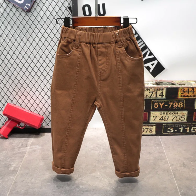 26years New Arrival Lovely Spring Autumn Pants Boys High Waist Loose